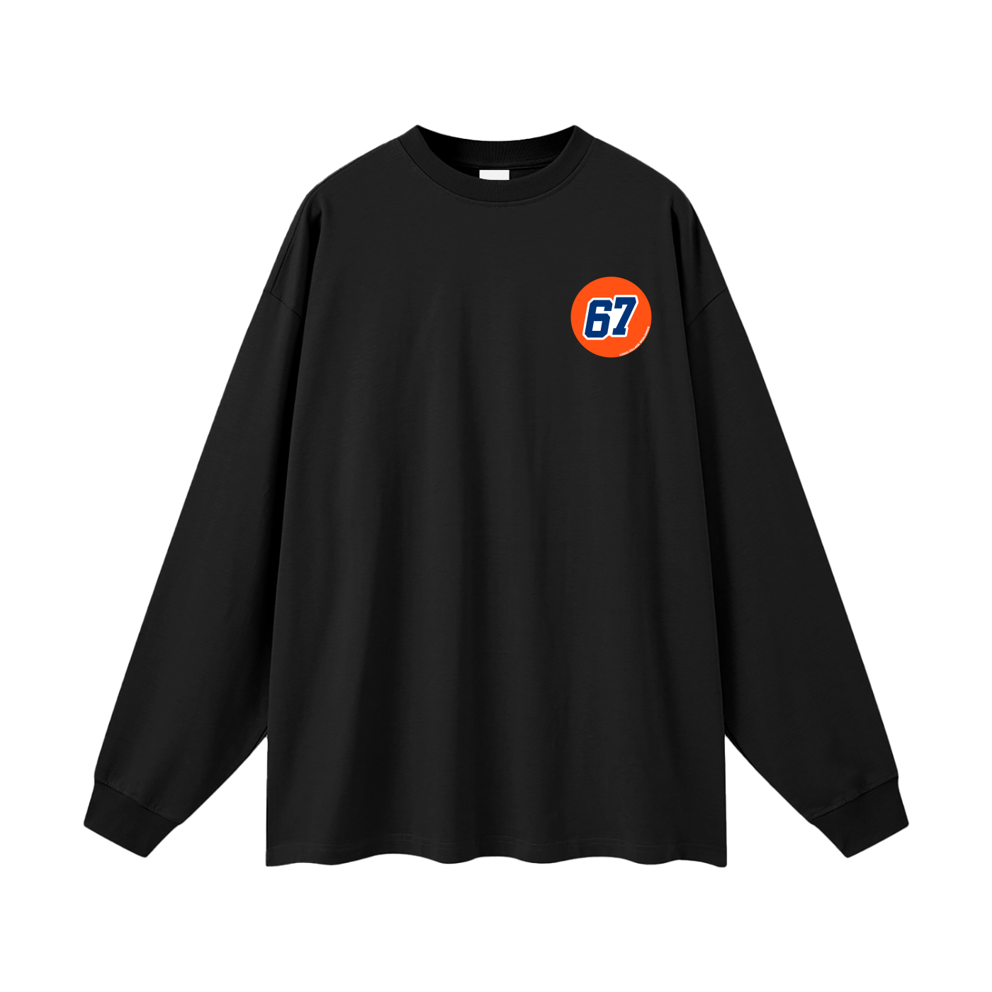 Oversized Unisex Classic 67 Gas Village Long Sleeve T-Shirt
