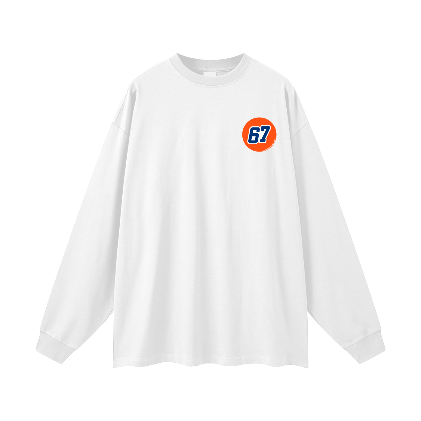 Oversized Unisex Classic 67 Gas Village Long Sleeve T-Shirt