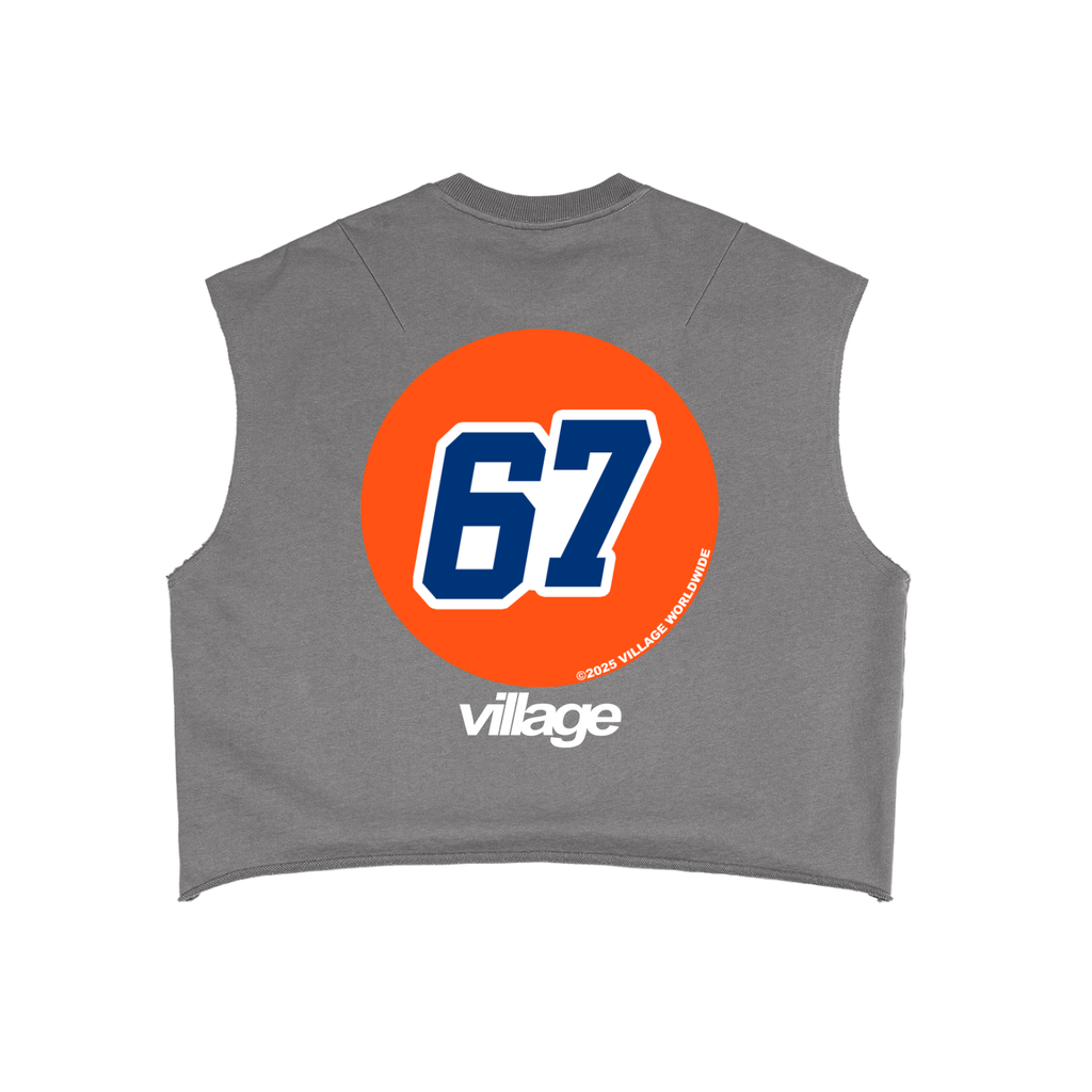 Classic 67 Gas Village French Terry Boxy Tank Top